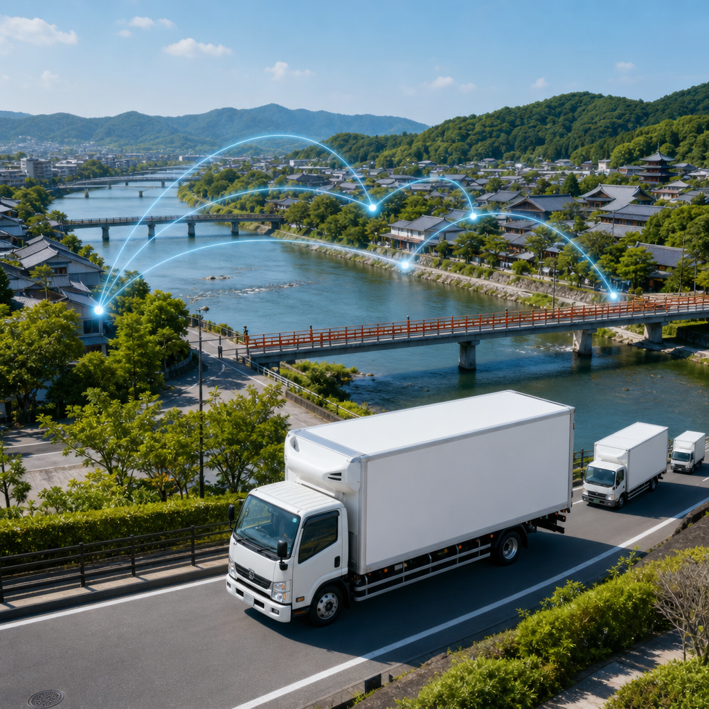 宇治市の配送平準化と積載可視化で物流を整える
