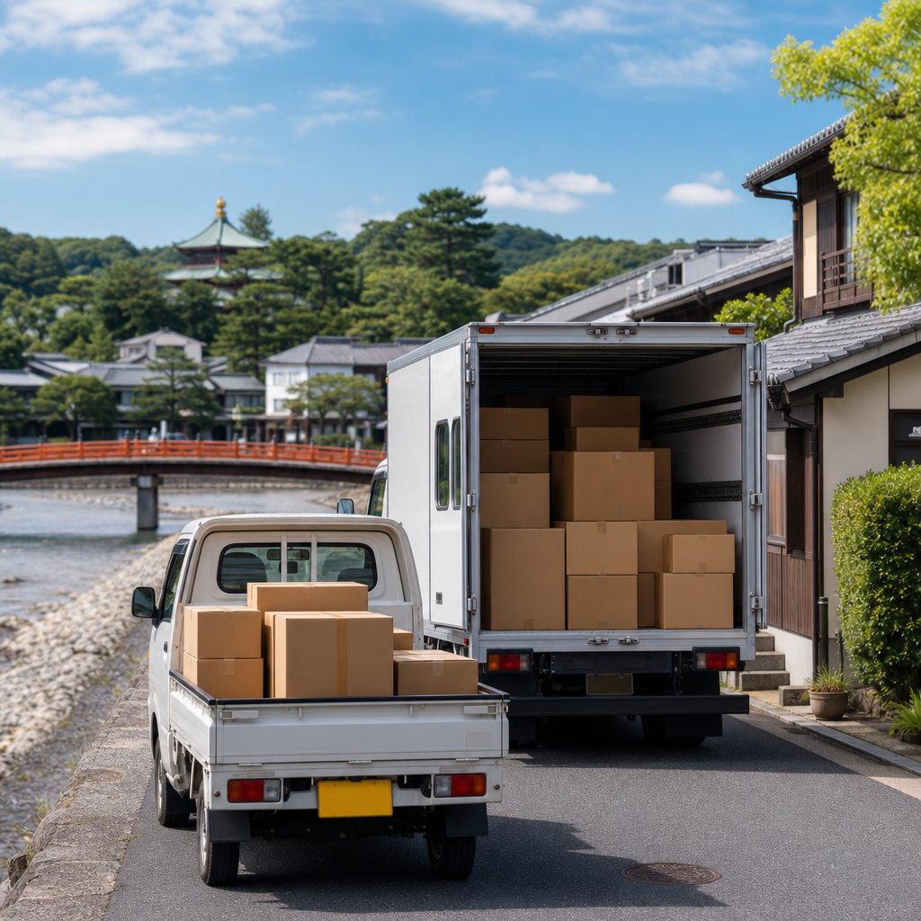 宇治市の運送配送で迷いやすい納品時間と車両サイズ