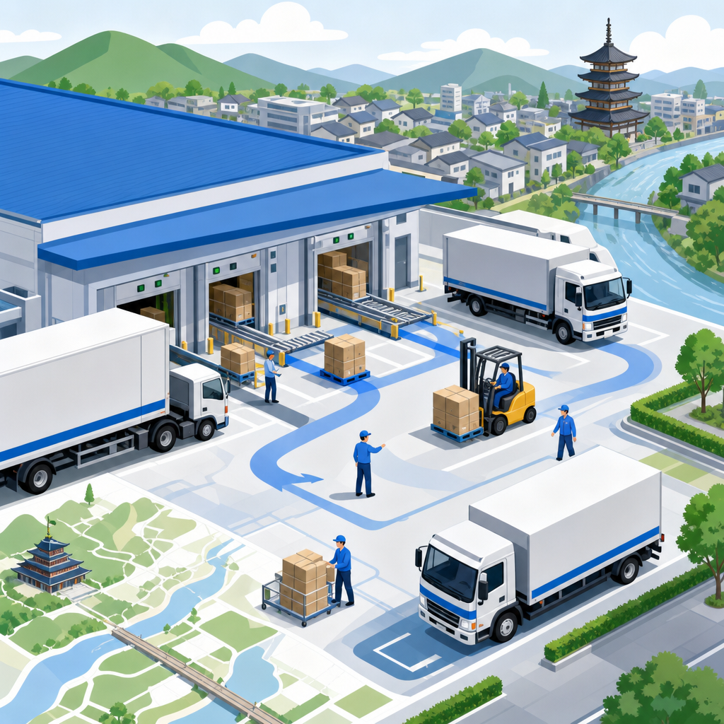 宇治市の運送配送を止めない荷受け導線づくり